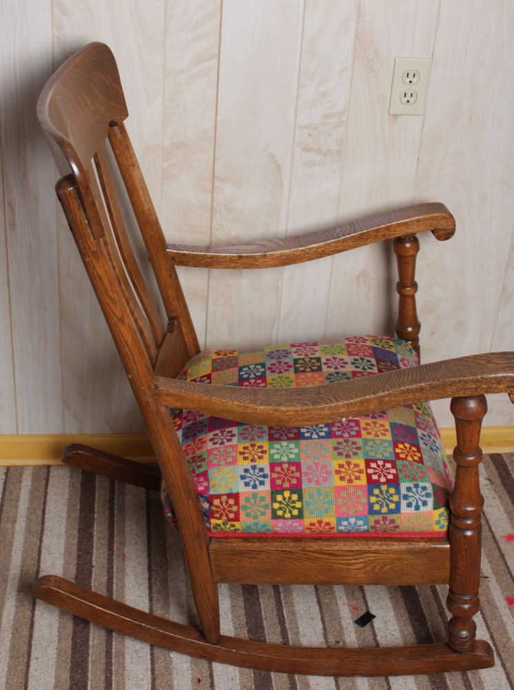 Antique Wooden Rocking Chair