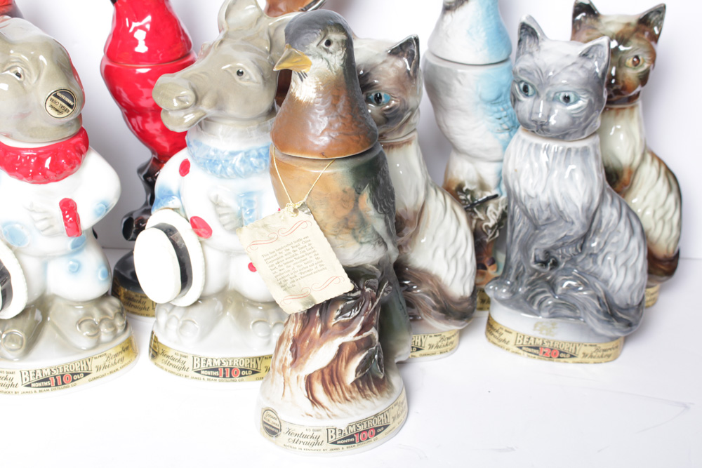 Vintage Jim Beam Porcelain Decanters