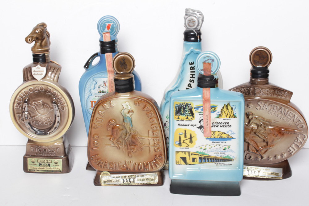 Vintage Jim Beam Porcelain Decanters