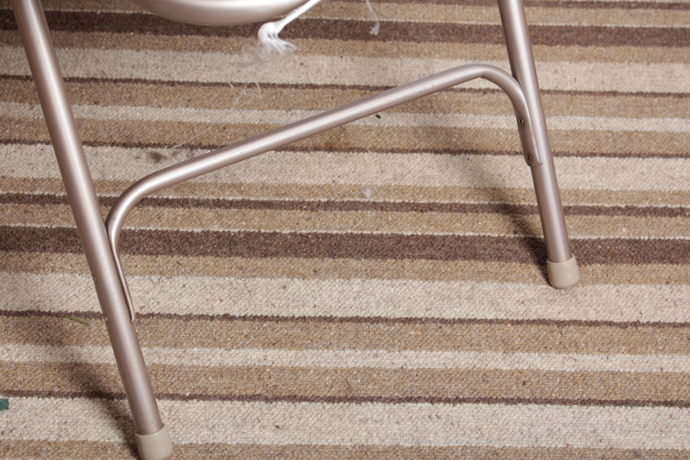 Vintage Folding Poker Table and Samsonite Chairs