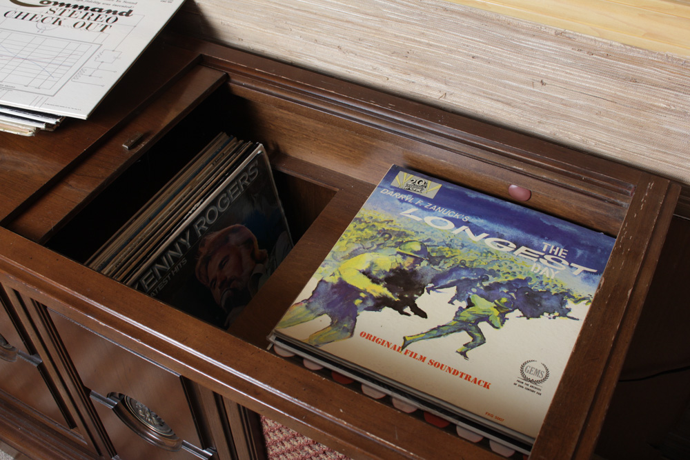 Vintage Garrard Record Player Console