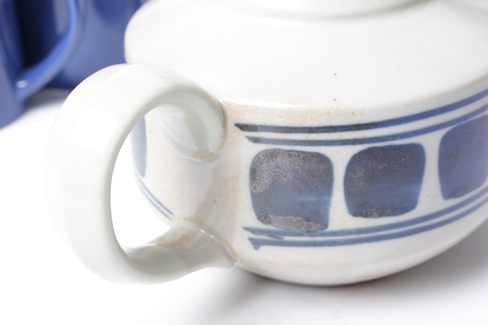 Vintage Stoneware Coffee and Tea Assortment