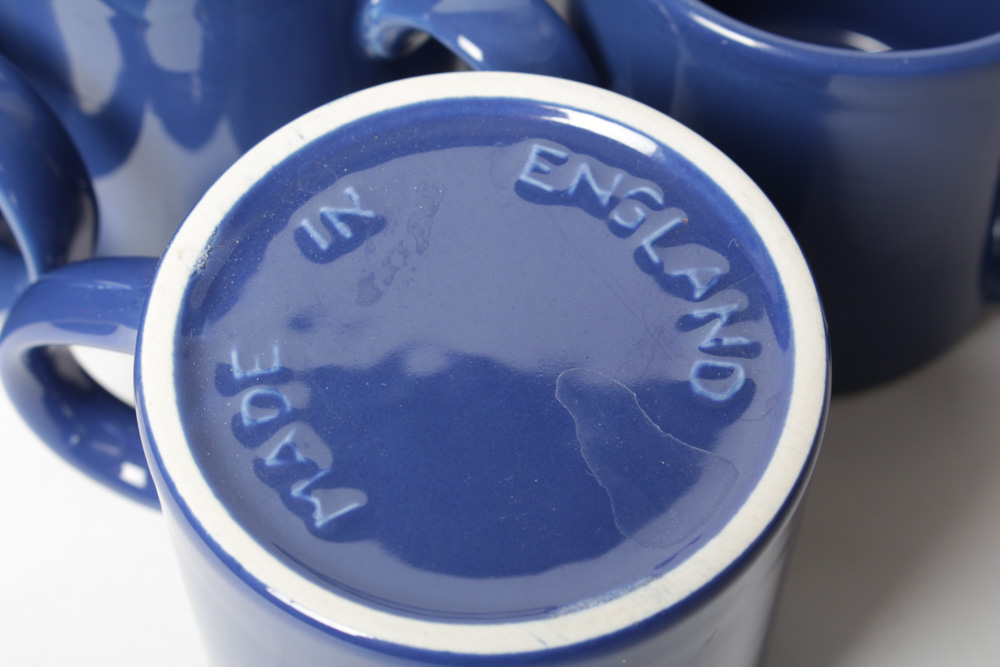 Vintage Stoneware Coffee and Tea Assortment