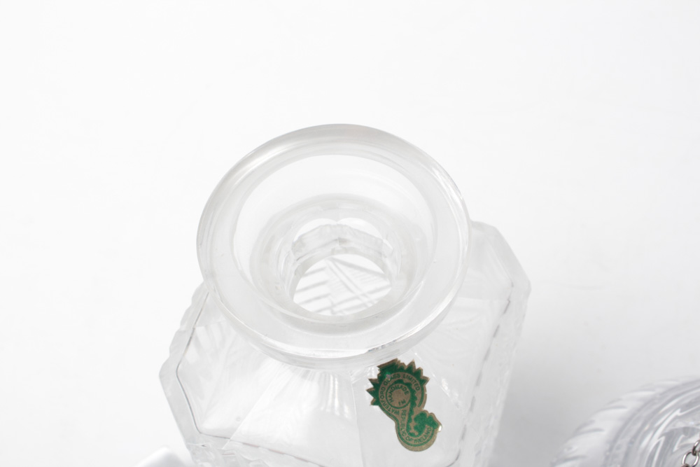 Waterford Crystal and Marquis by Waterford Decanters