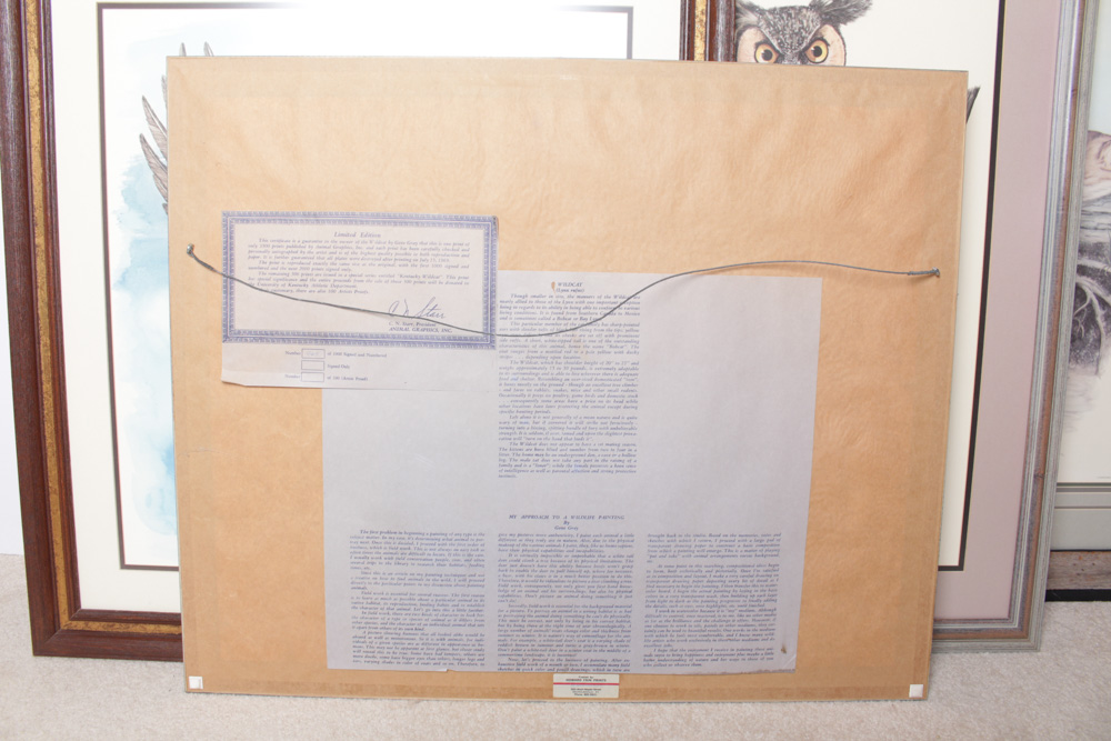 Gene Gray Limited Edition Wildlife Prints