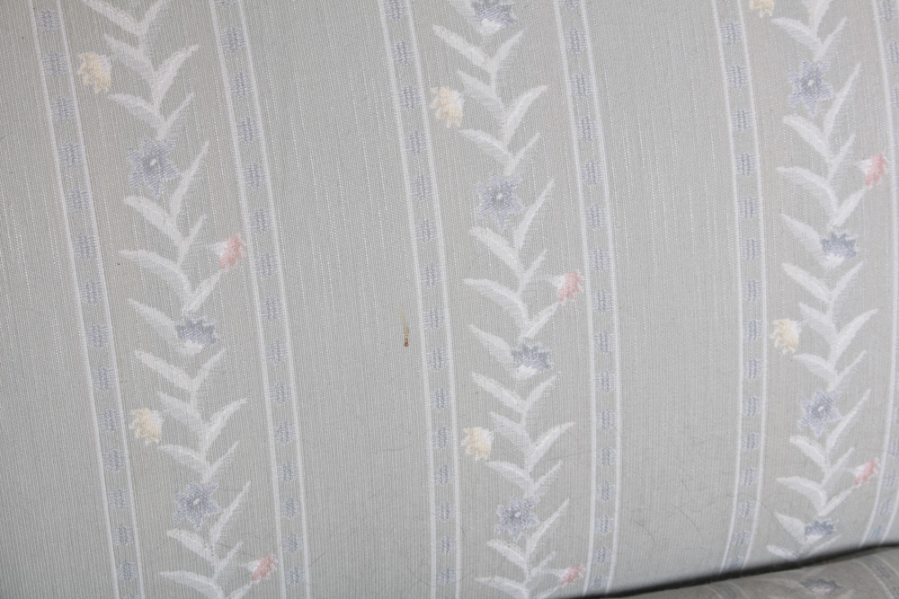 Vintage Clayton Marcus Queen Anne Style Upholstered Sofa