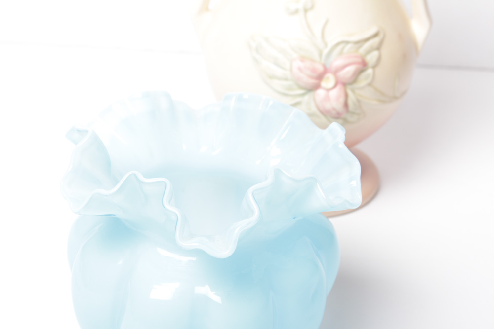 Vase Collection Featuring Hull Pottery