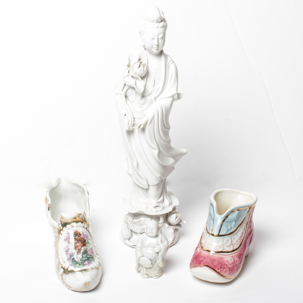 Japanese Porcelain Figurine and More