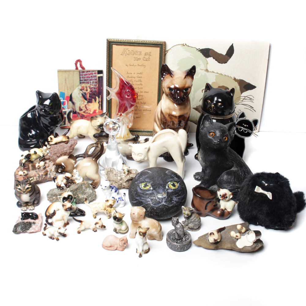 Feline Figurine Collection