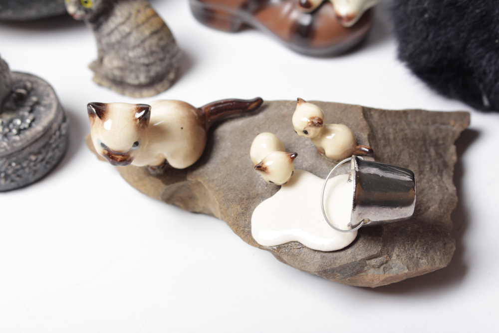 Feline Figurine Collection