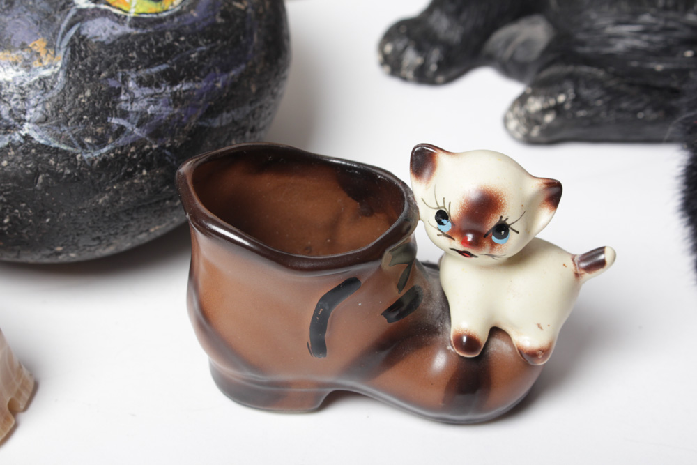 Feline Figurine Collection