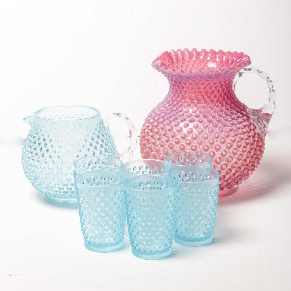 Vintage Hobnail Glass