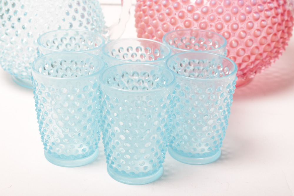 Vintage Hobnail Glass