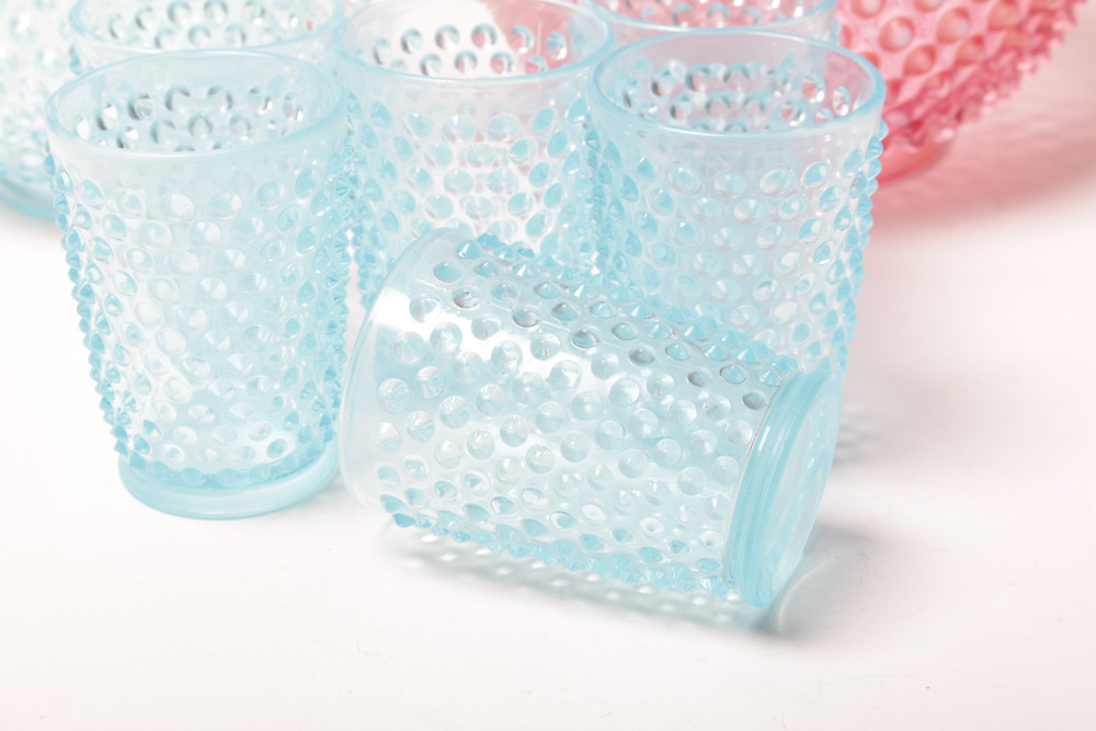 Vintage Hobnail Glass