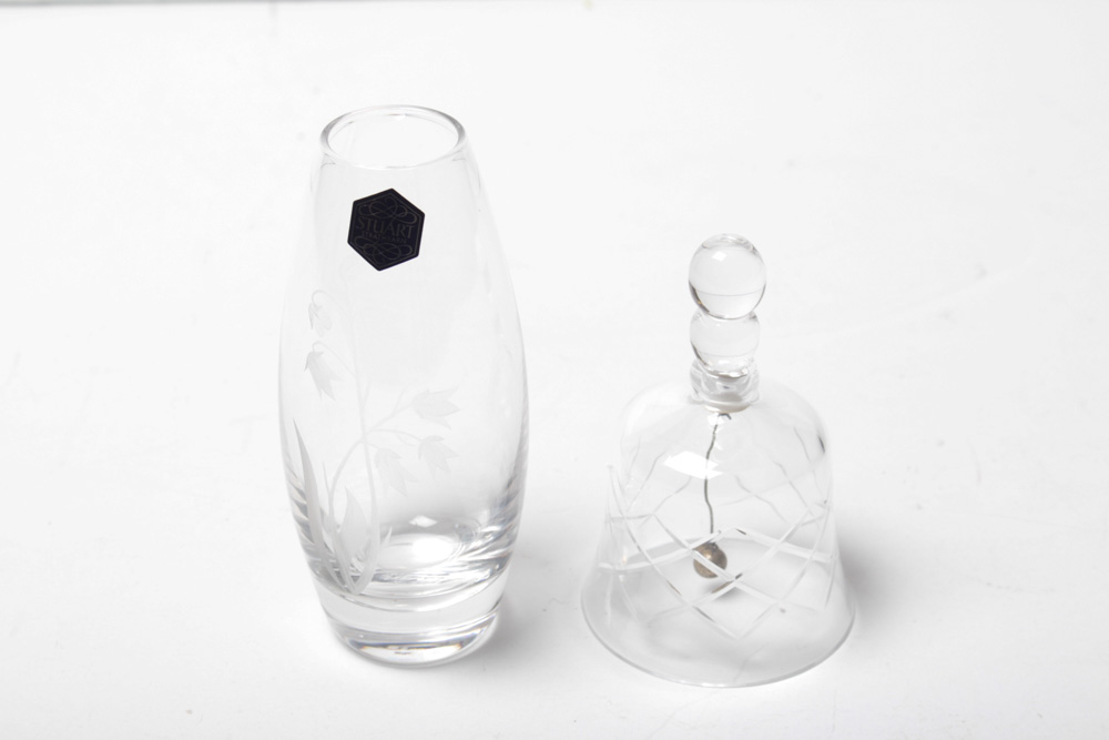 Assortment of Crystal Giftware Including Orrefors and Waterford