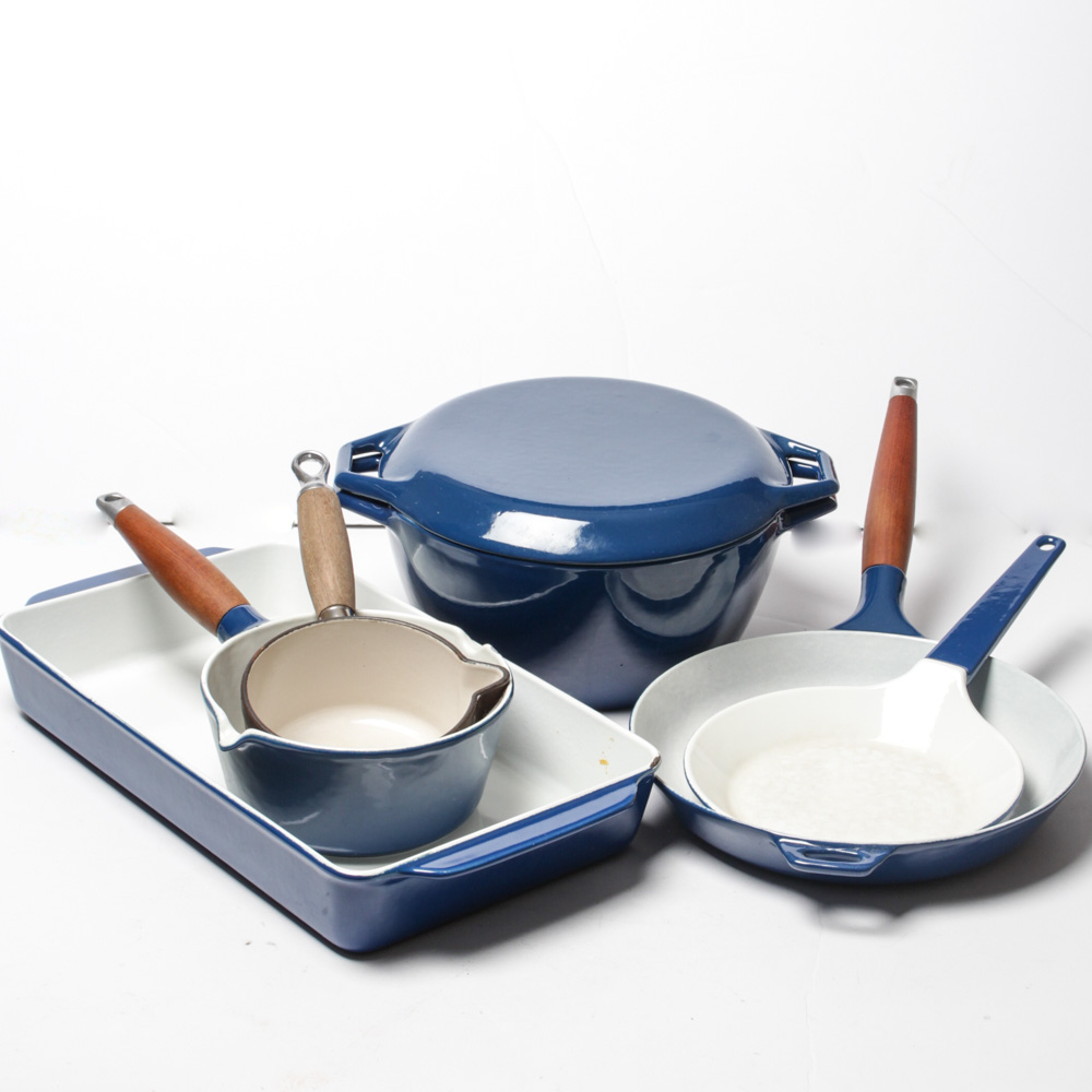 Vintage Copco Enameled Cast Iron Cookware