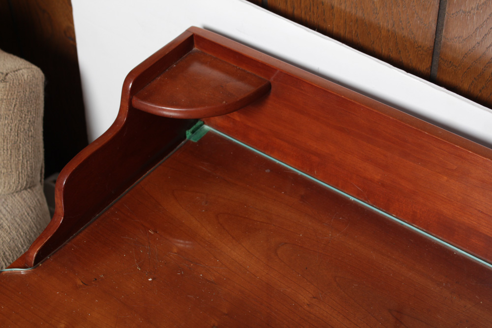 Vintage Cherry Wood Accent Tables