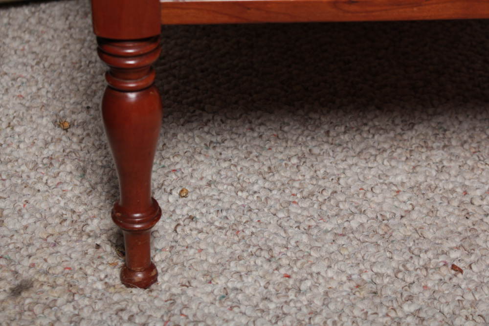 Vintage Cherry Wood Accent Tables