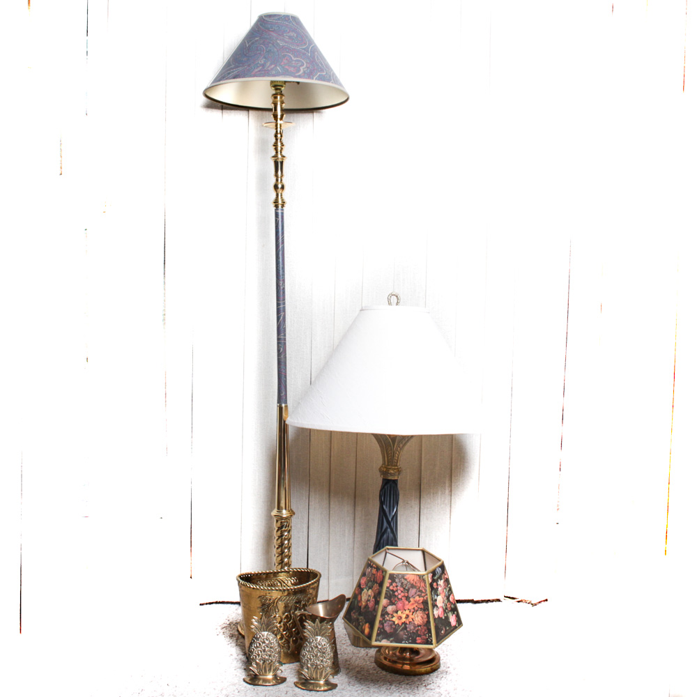 Brass Lamp and Decor Collection