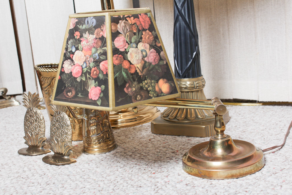 Brass Lamp and Decor Collection