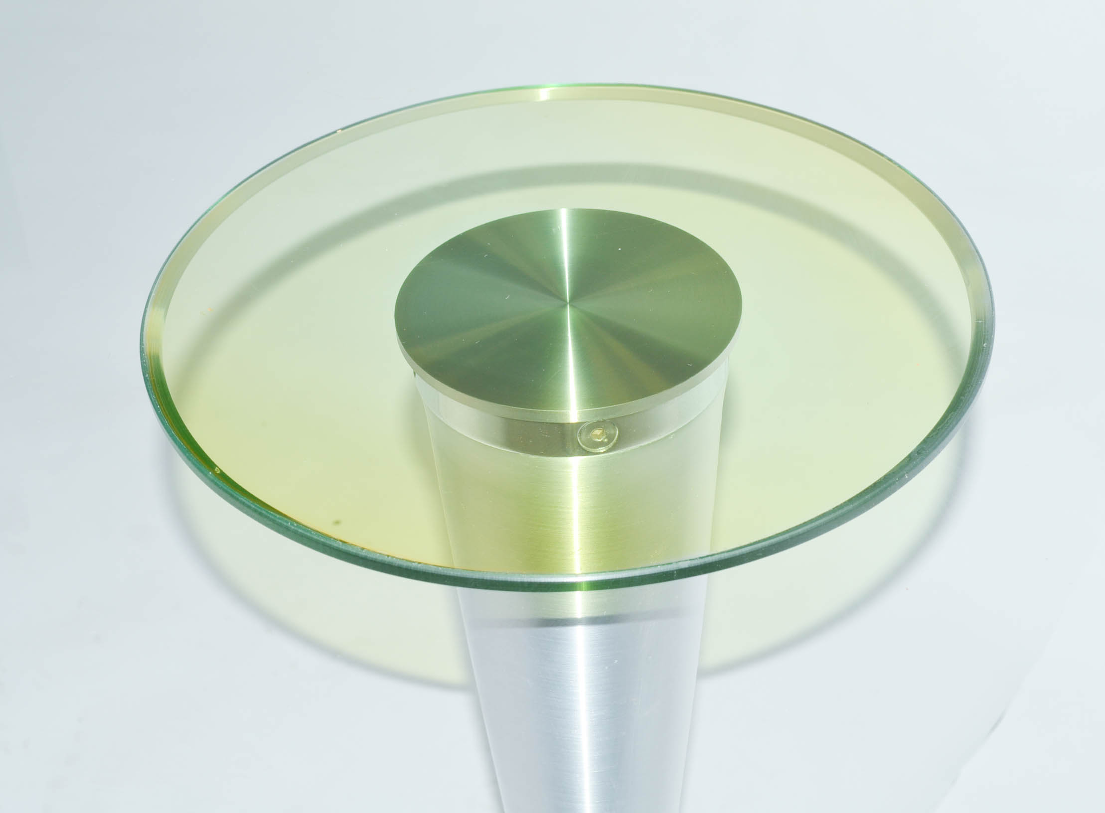 Modern Glass Top Tulip Dining Table