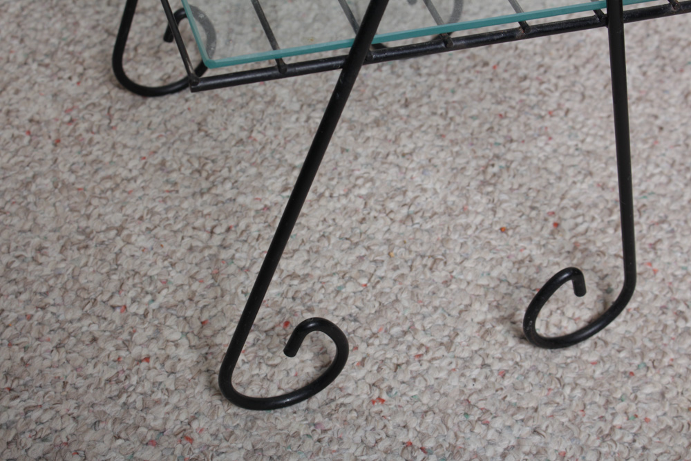 Vintage Mid Century Record Stands and Shelf