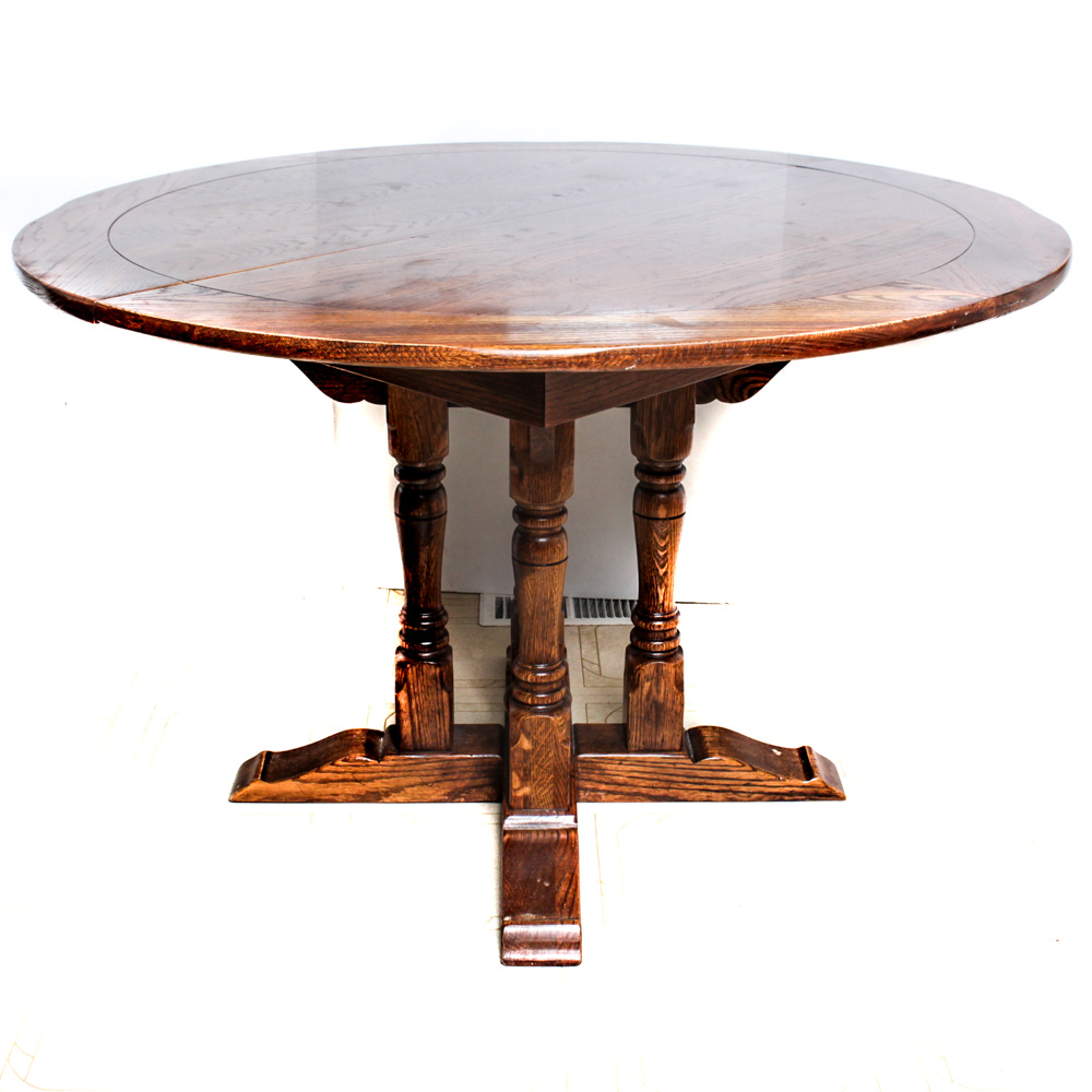 Vintage Walnut Kitchen Table