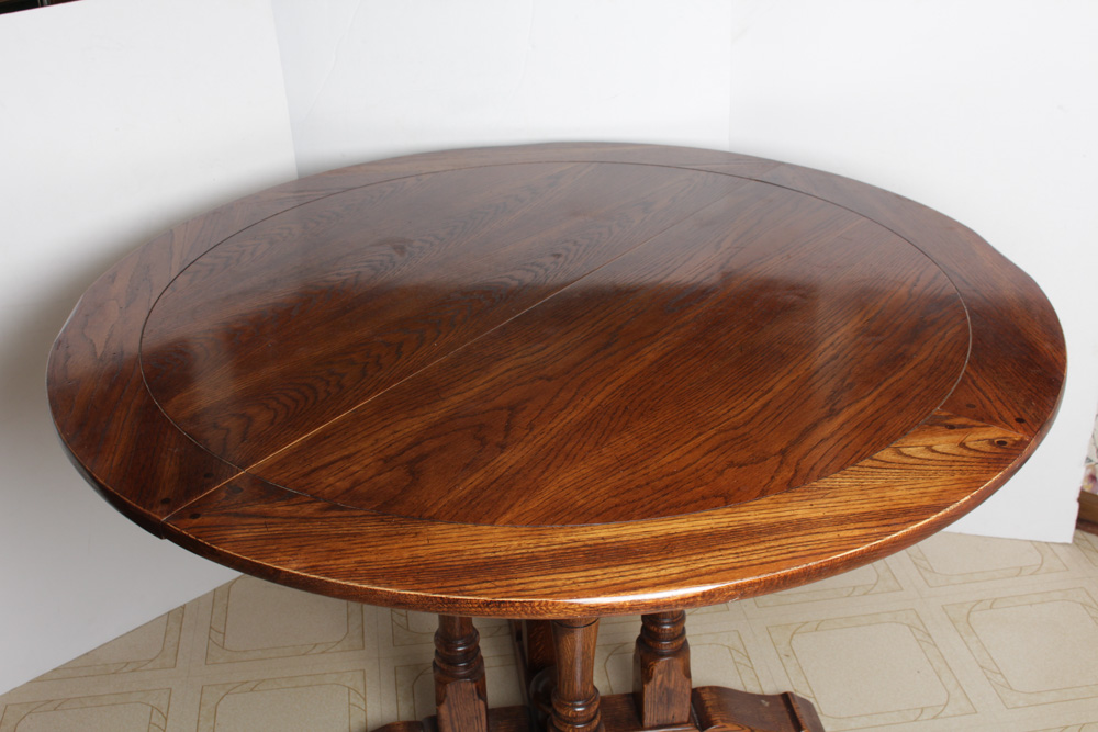 Vintage Walnut Kitchen Table