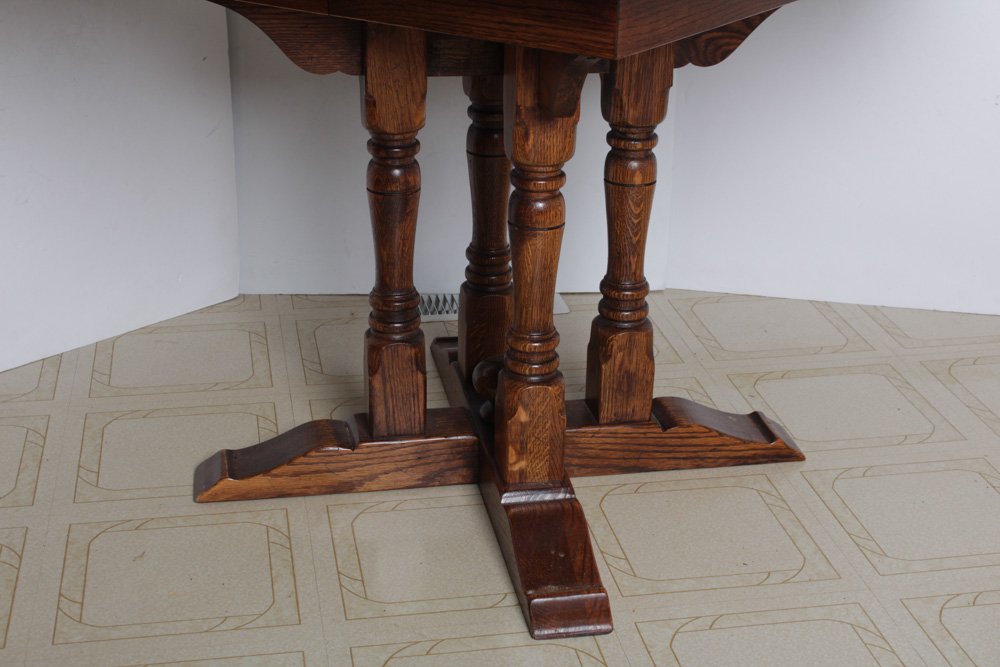 Vintage Walnut Kitchen Table