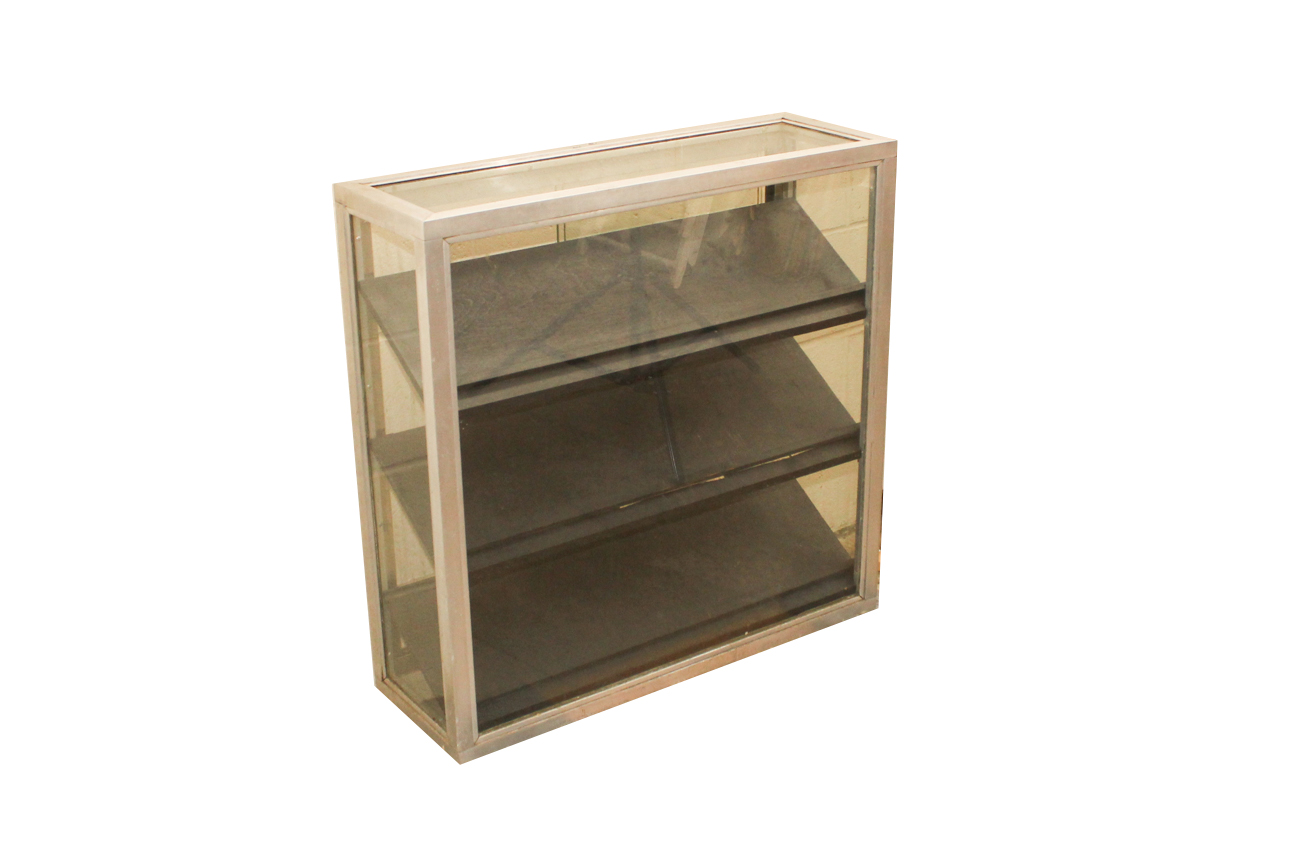 Glass and Metal Retail Display Cabinet