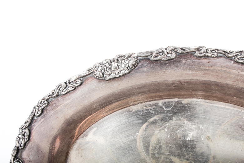 Assembled Silver Plated Tea Set Featuring Van Bergh