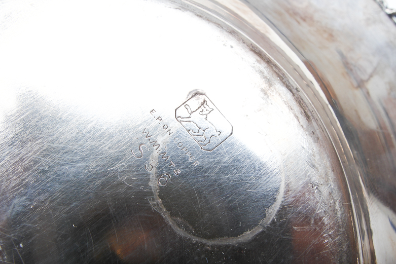 Assembled Silver Plated Tea Set Featuring Van Bergh