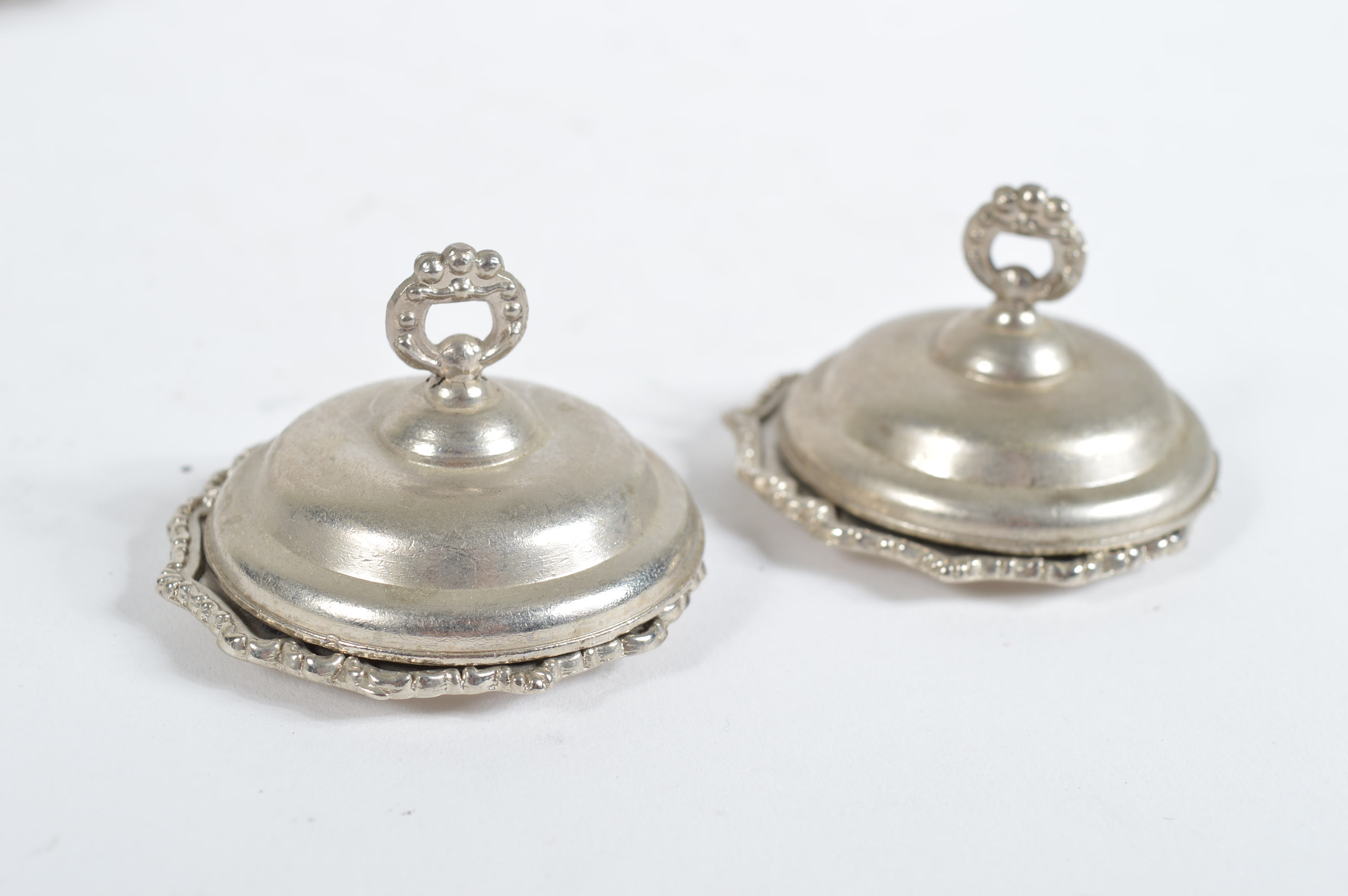 Assortment of Imperial Pewter Doll Tableware