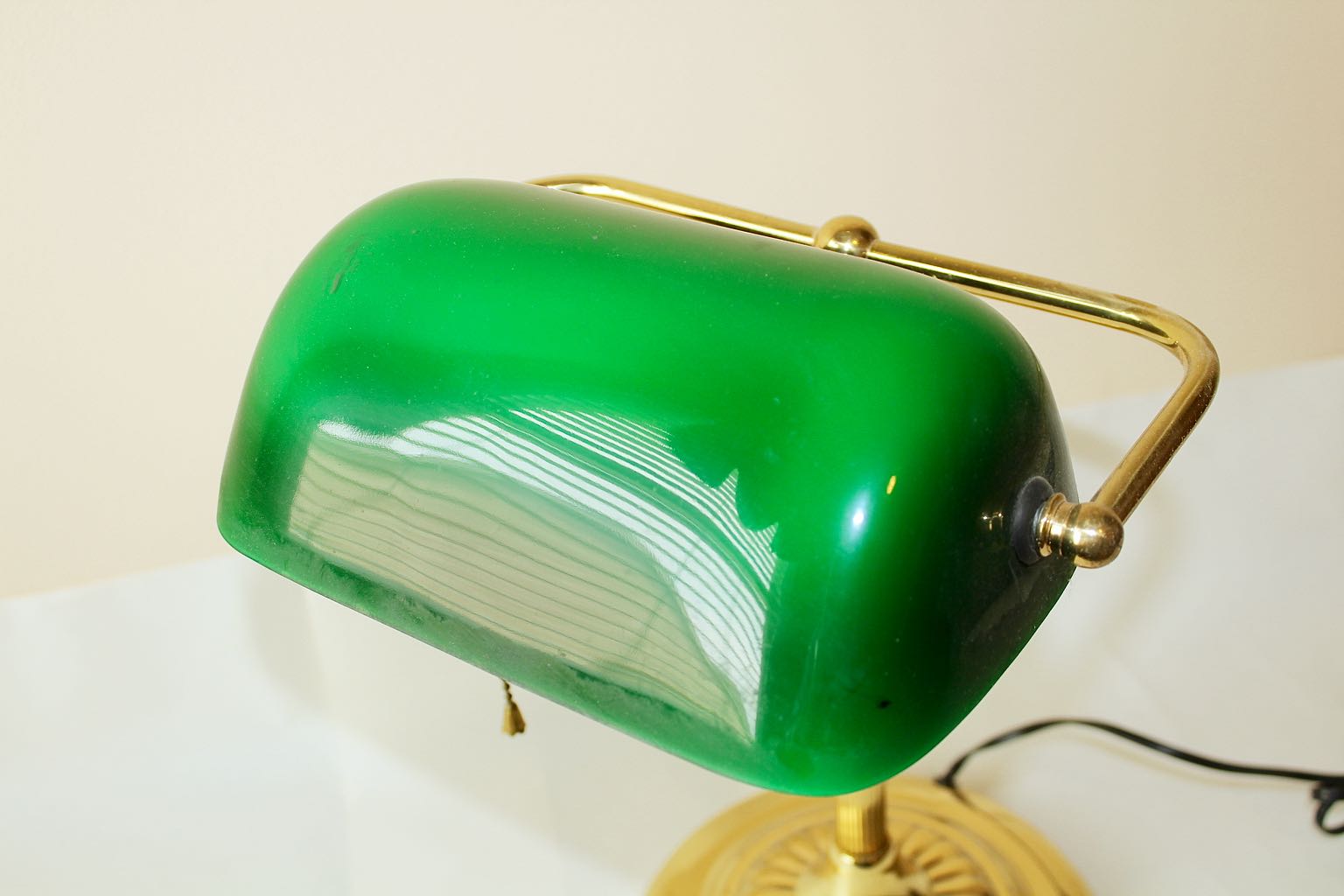 Two Antique Style Desk Lamps