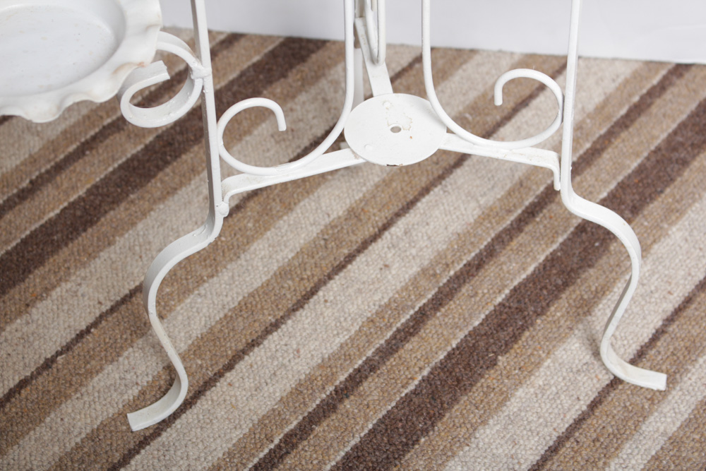 Vintage Metal Plant Stand and Planter Variety