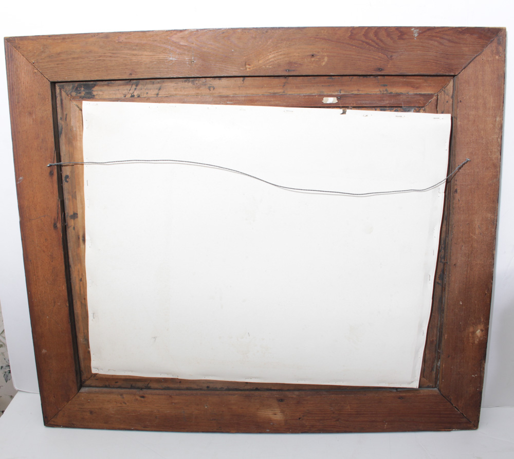 Vintage Chromolithograph Landscape