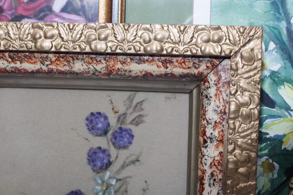 Framed Floral Artwork Collection