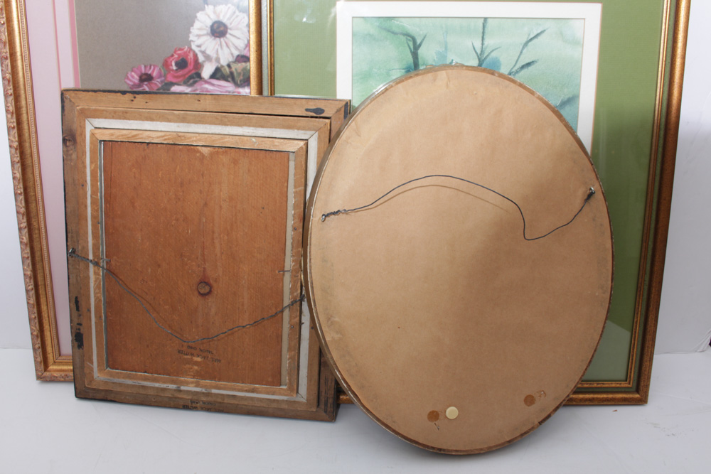 Framed Floral Artwork Collection