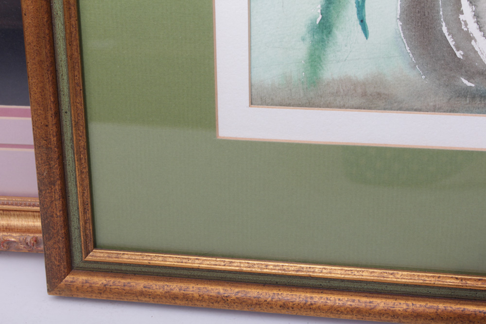 Framed Floral Artwork Collection