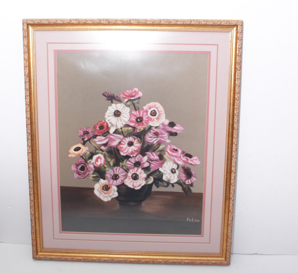 Framed Floral Artwork Collection