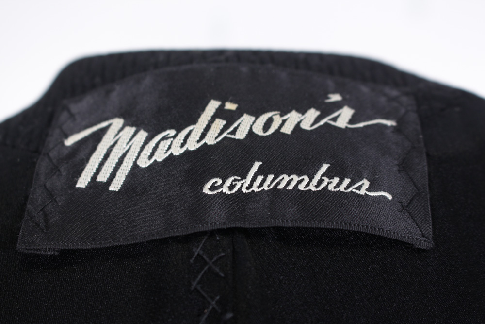 Vintage Madison's Mink Collared Wool Coat