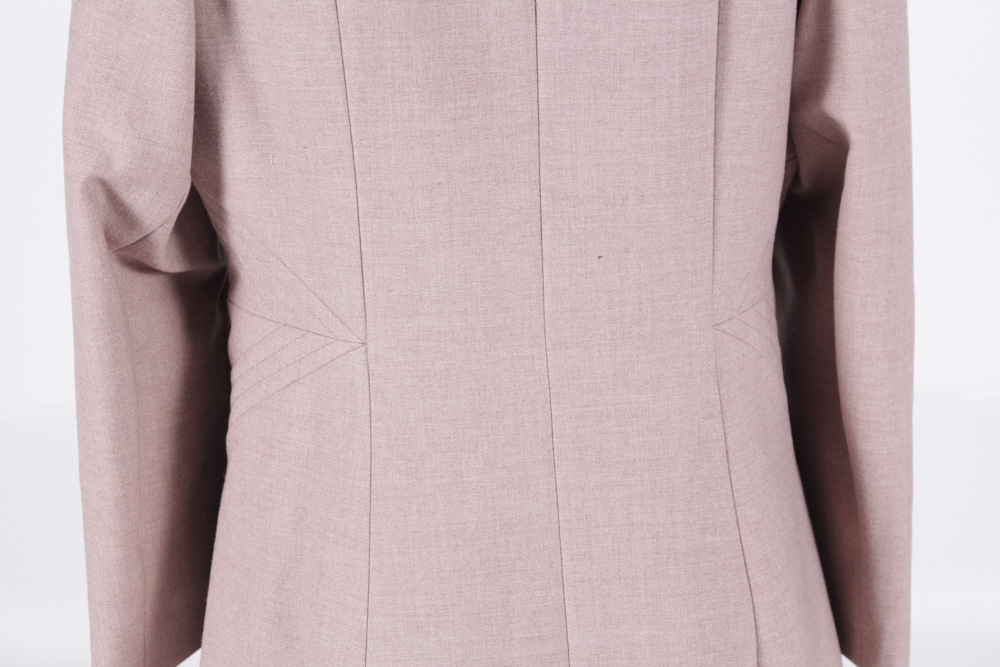 Madison's Vintage Fox Fur Collar Wool Coat