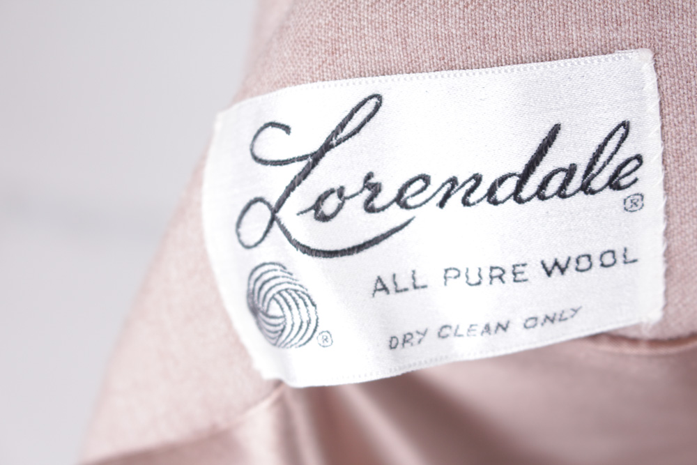 Madison's Vintage Fox Fur Collar Wool Coat