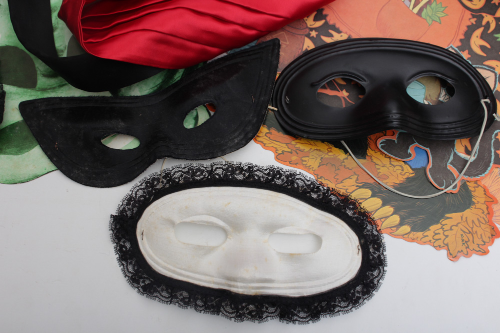 Vintage Halloween Decorations and Costumes