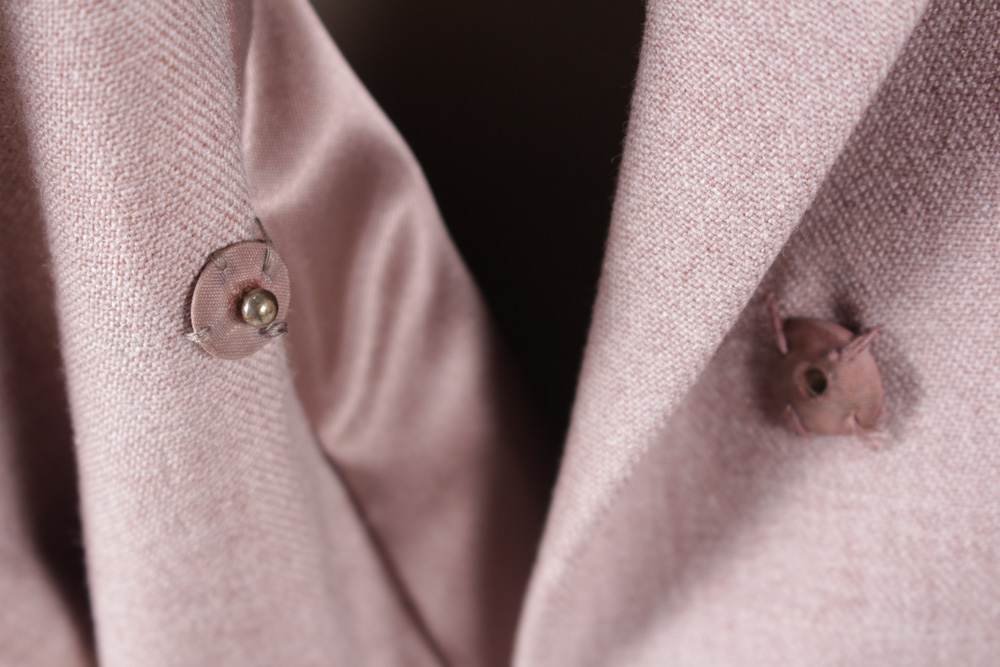 Madison's Vintage Fox Fur Collar Wool Coat