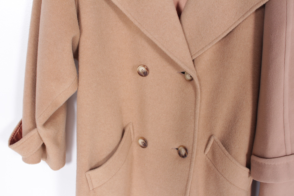 Vintage Men's Cashemere Coat and Women's Camel Hair Coat