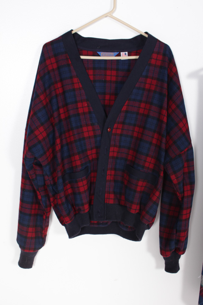 Pendleton Wool Blazer  and Cardigan with Vintage Ties