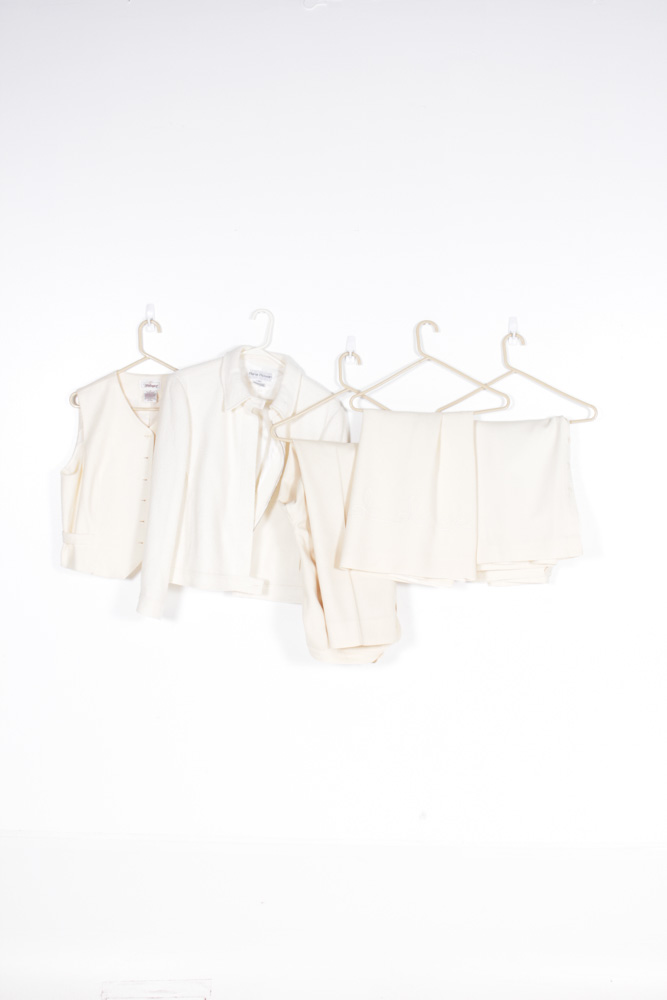 Women's Cream Wool Fashion Collection