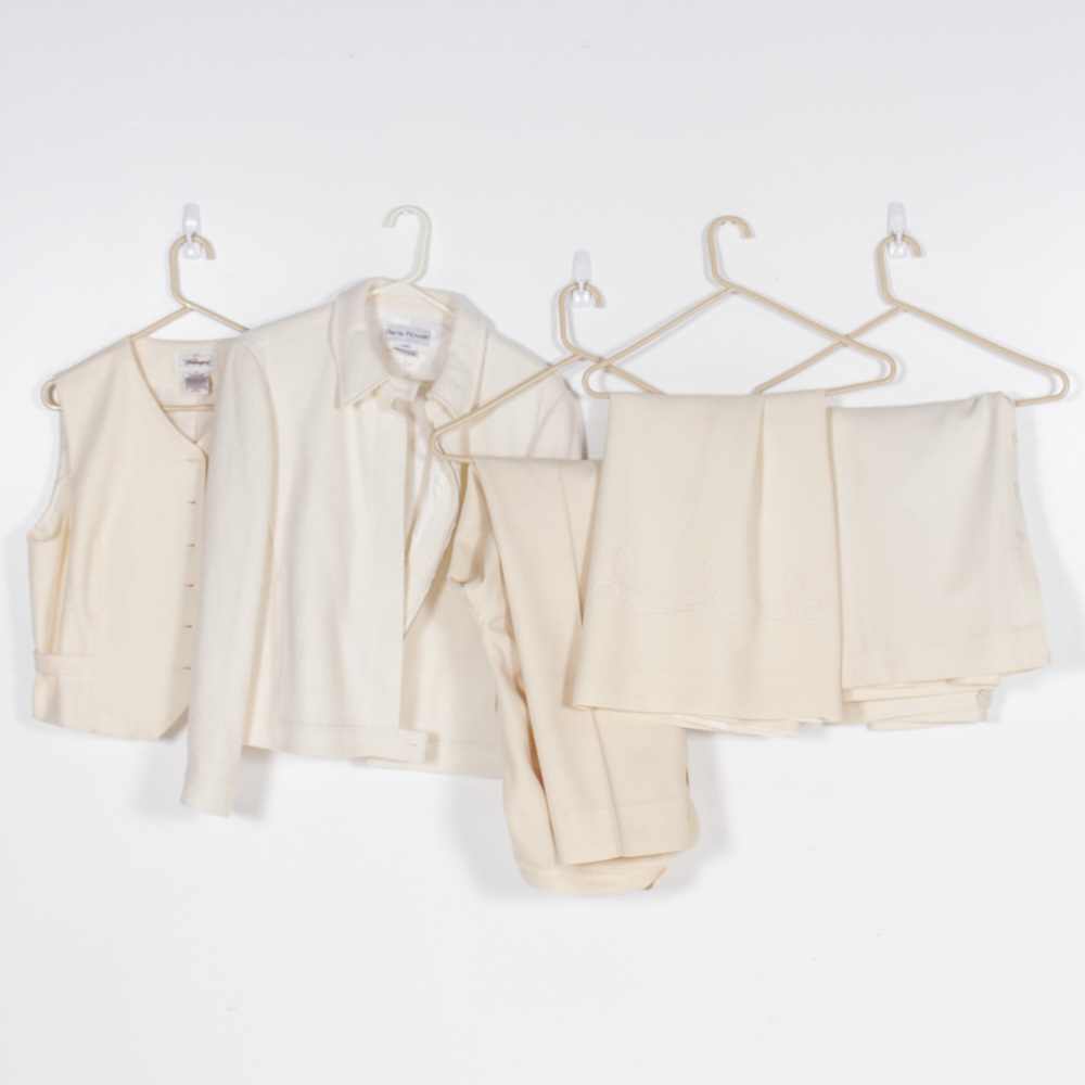 Women's Cream Wool Fashion Collection