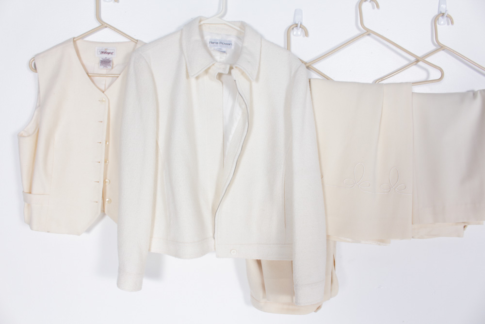 Women's Cream Wool Fashion Collection
